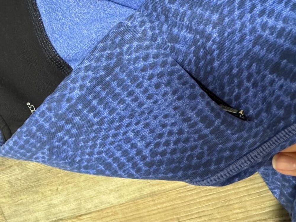 Blue pattern leggings - Picture 3 of 5